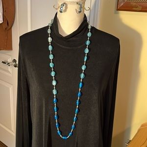 Costume jewelry by Chicos. Turquoise and royal blue